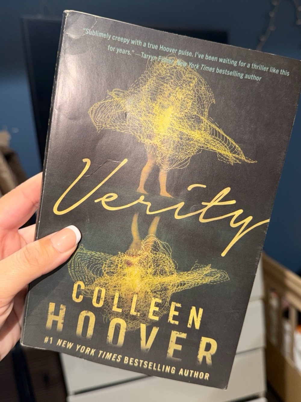 Verity Decorative Hardcover Book - Black & Yellow